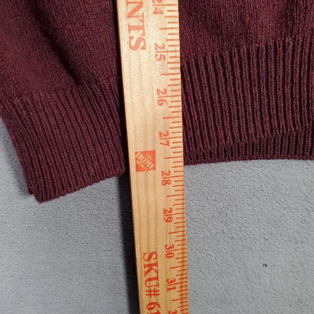 Vintage Peconic Bay Traders Cardigan Mens L Fair Isle Zip Front Nordic Ski Lodge